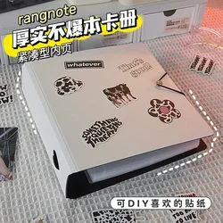 A4 Binder Photocards Holder Kpop Idol Photo Album with 25pcs 9grids Transparent Sleeves Photocard Album Collect Book Фотоальбом