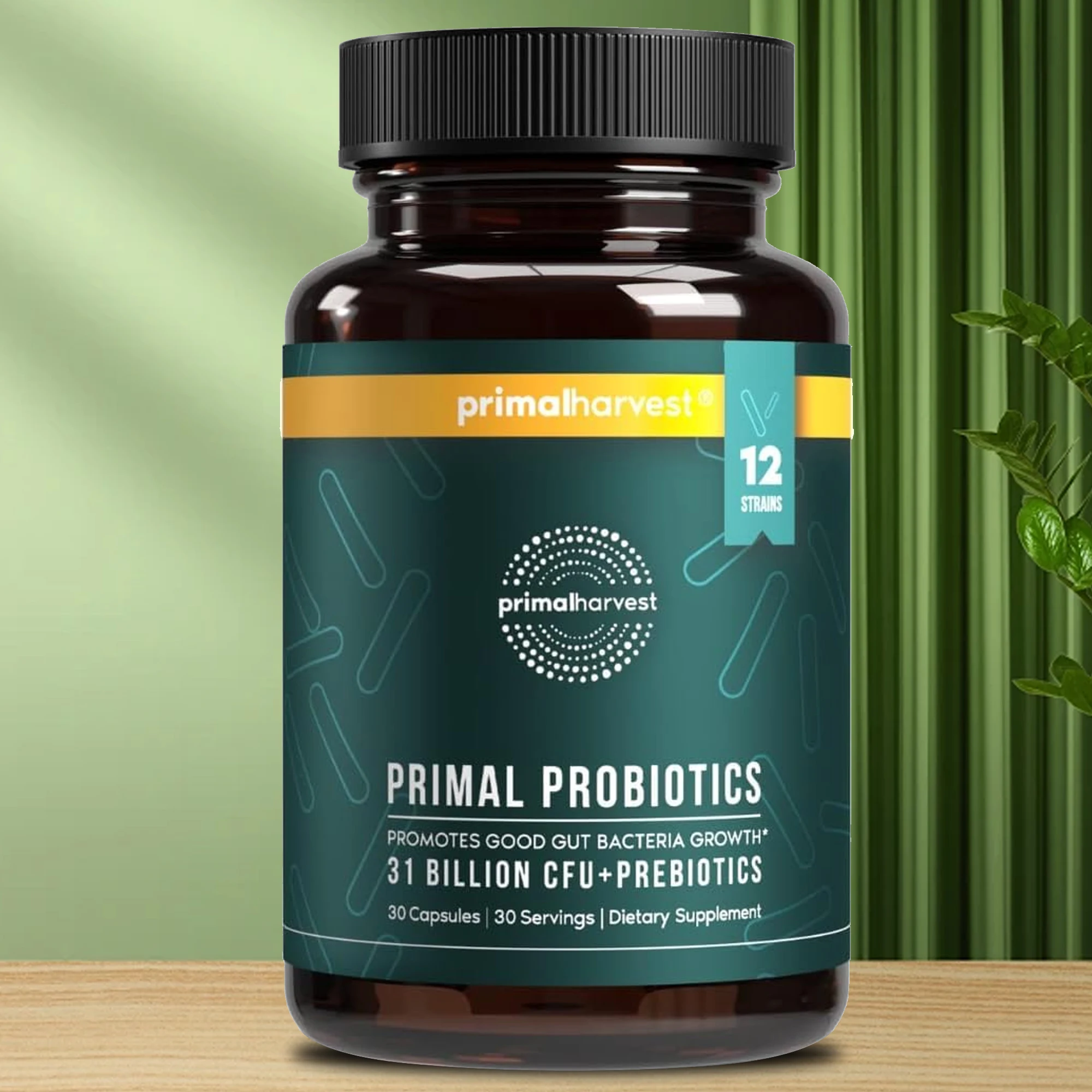 

Probiotics 31 Billion CFU — содержит смесь пробиотиков для улучшения здоровья кишечника и пищеварительной очистки и снятия запоров.