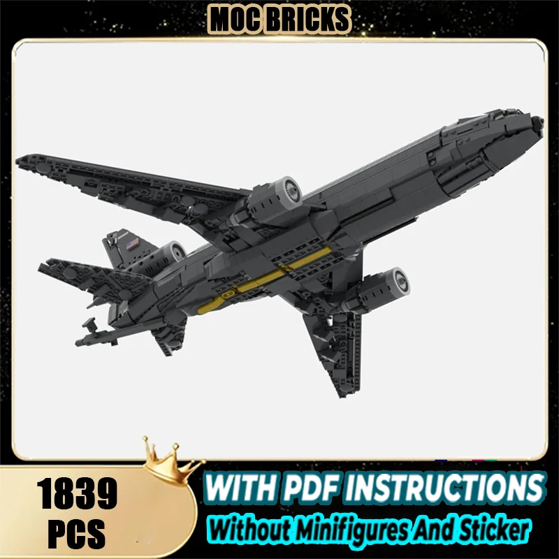 

Exquisite New Product MOC Building Blocks Aviation Model Fuel Dispenser KC-10 Technology Modular Children's Toy Gift DIY Set