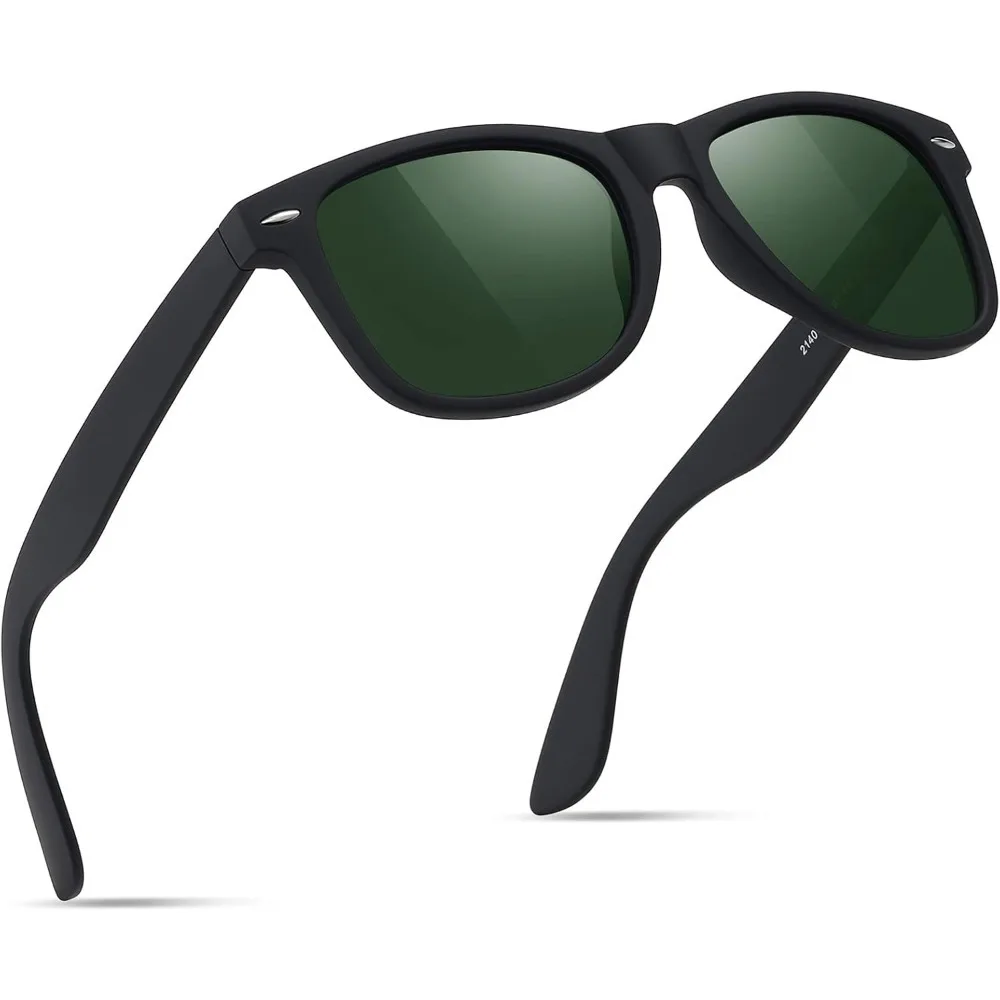 

Sunglasses Men Polarized Sunglasses for Mens and Womens,Black Retro Sun Glasses Driving Fishing UV Protection