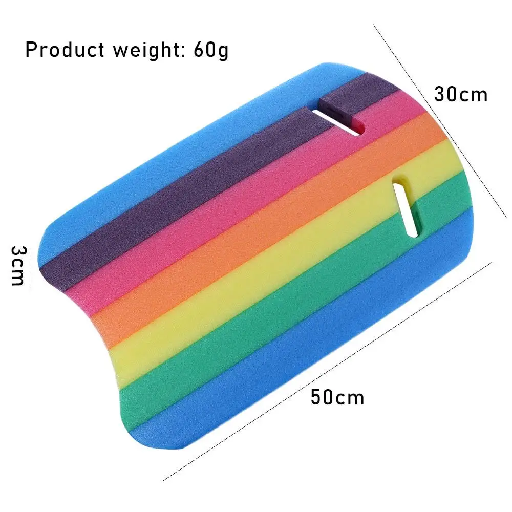 Rainbow Color Swimming Training Aid Foam Board Swimming Kickboard Rainbow Float Board Float Kick Board Float Hand Board