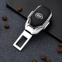 Car Styling Safety Belt Extension Metal Fixed Seat Belt Clip Buckle Shockproof Plug Interior Seatbelt Lock Extender Converter