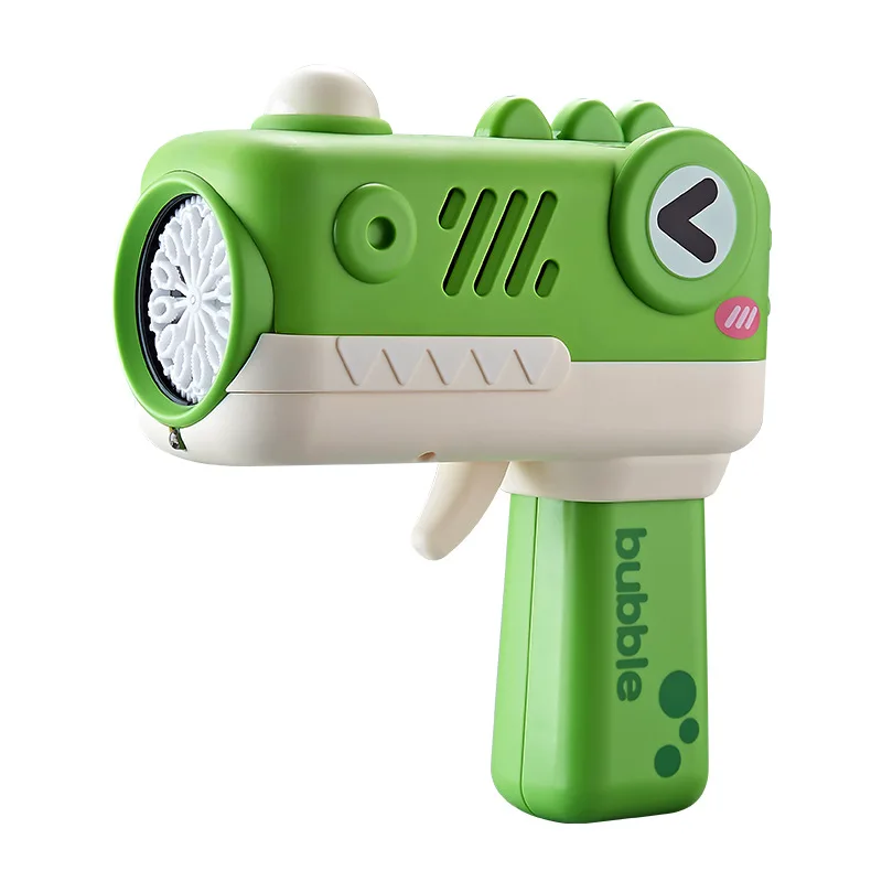 Bambini animali pistola a bolle macchina automatica per bolle forma di soffiatore di sapone simpatici Pomperos giocattoli all'aperto per regali per bambini
