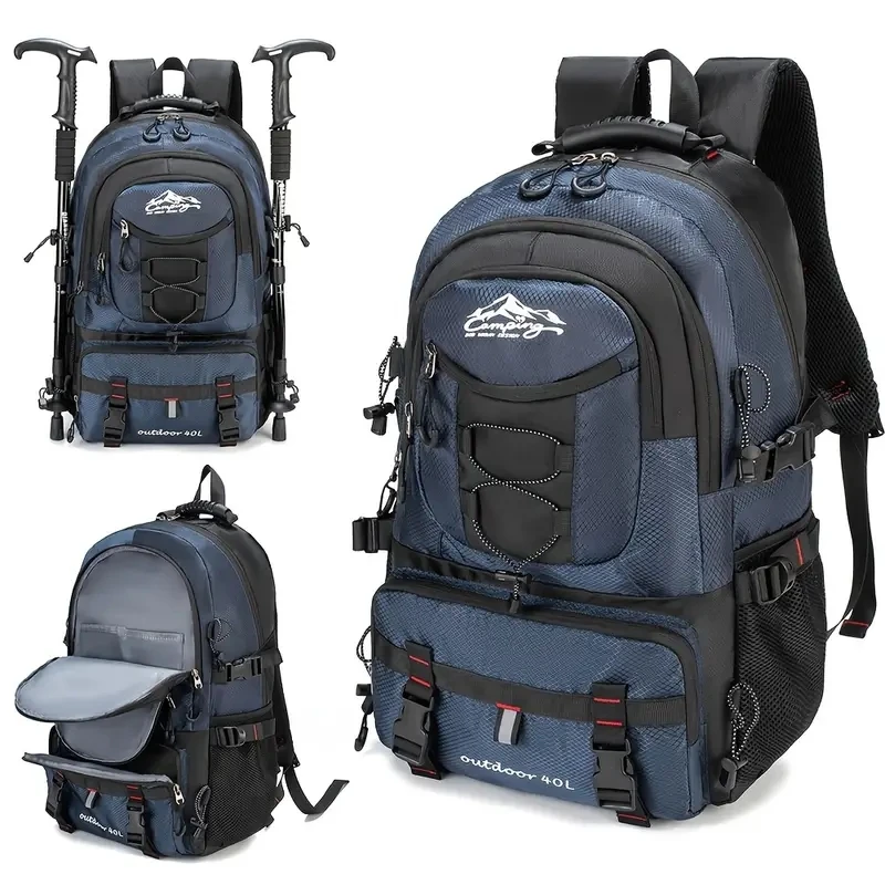 Travel Backpack Large Capacity Waterproof Hiking Backpack Outdoor Mountaineering Camping Trekking Bag Sports Rucksack