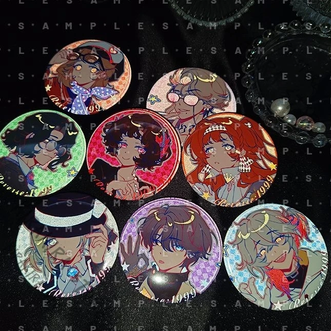 

Reverse:1999 Sonetto Regulus Vertin Schneider Medicine Pocket Cosplay Reflect Light Badge Anime Emblem Breastpin Cartoon Brooch