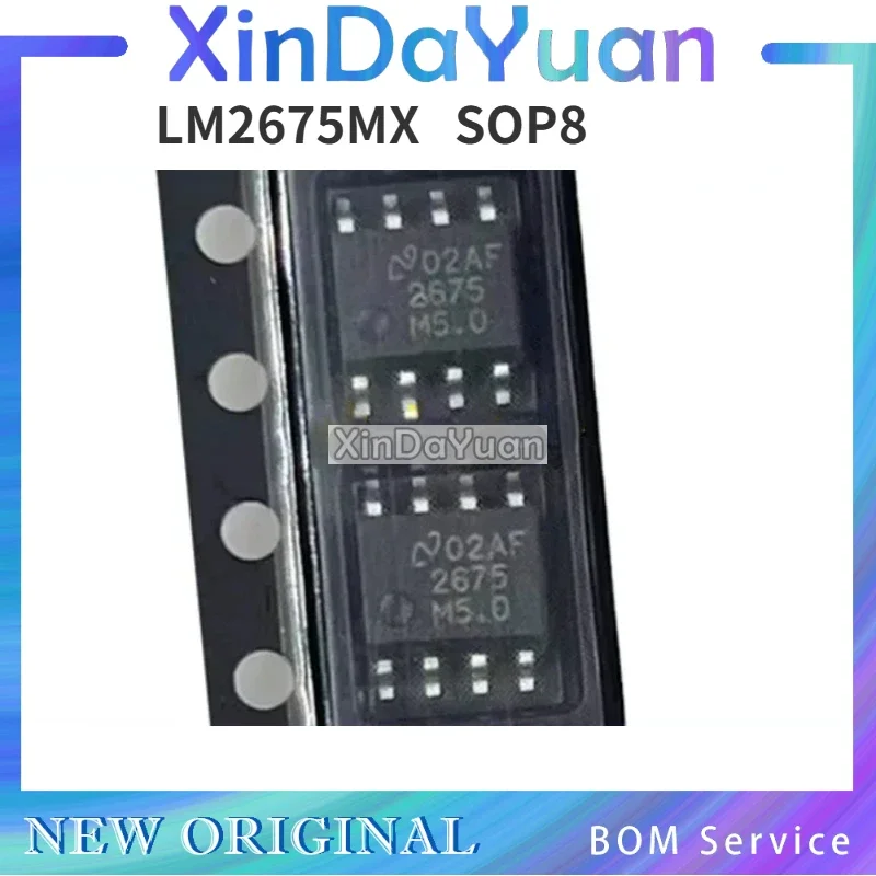 5 pcs  LM2675 LM2675M-ADJ LM2675MX-ADJ SOP-8