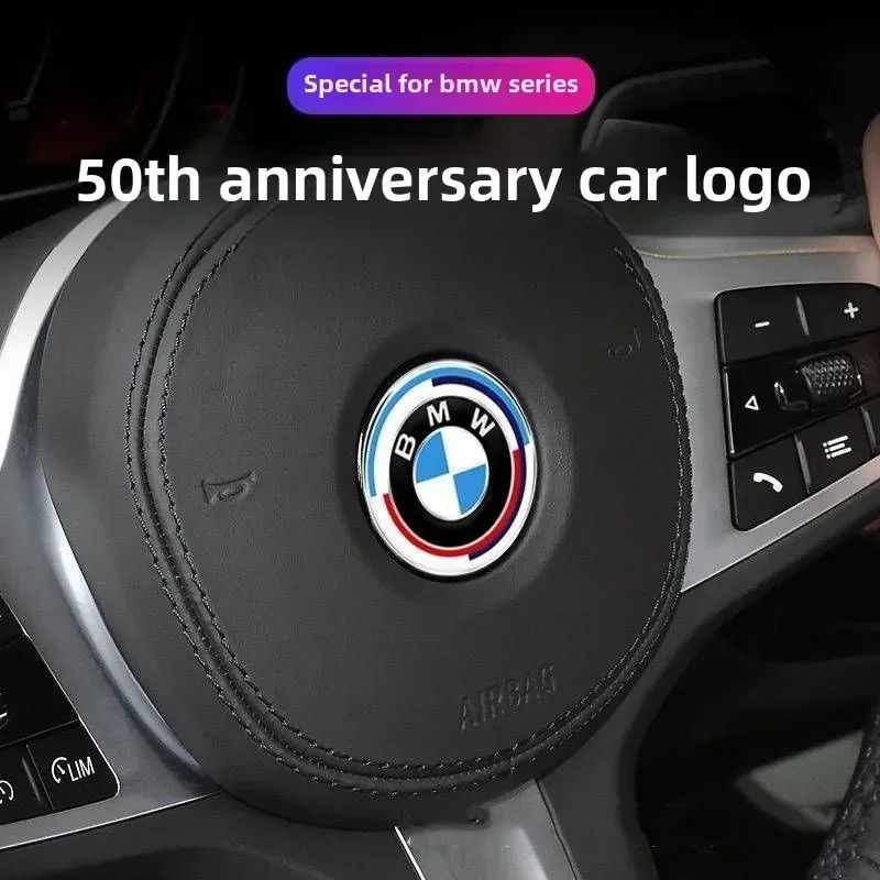 1szt Naklejka na kierownicę samochodową Emblemat Automatyczna dekoracja do BMW M E90 E91 E92 E46 F07 F10 F15 F16 F20 F30 G30 X5