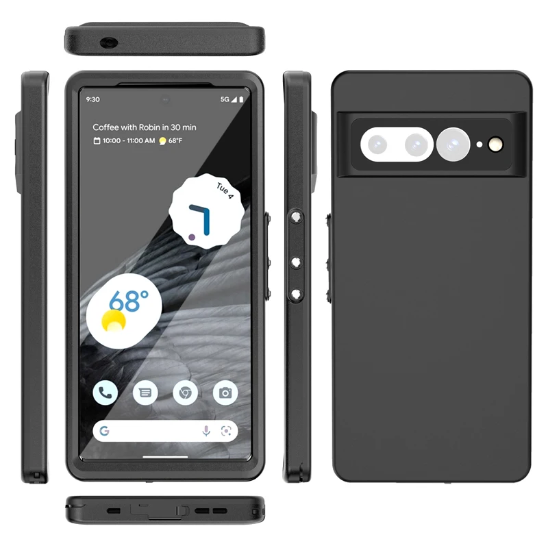 

For Google Pixel 7 Pro Case High Quality Waterproof Ultra thin PC Full Body Protection Dual layer Cover for Google Pixel 7