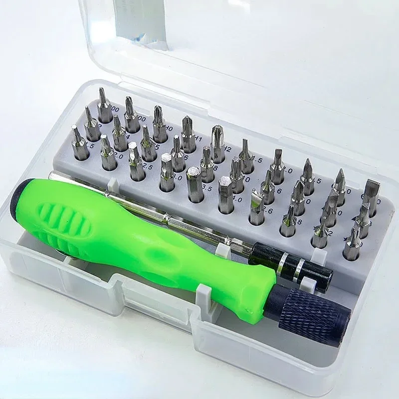 Multi-function Screwdriver 32 In 1 Triangle Type U Type Y Type Cross Plum Flower Hexagonal Magnetic Computer Repair Combination