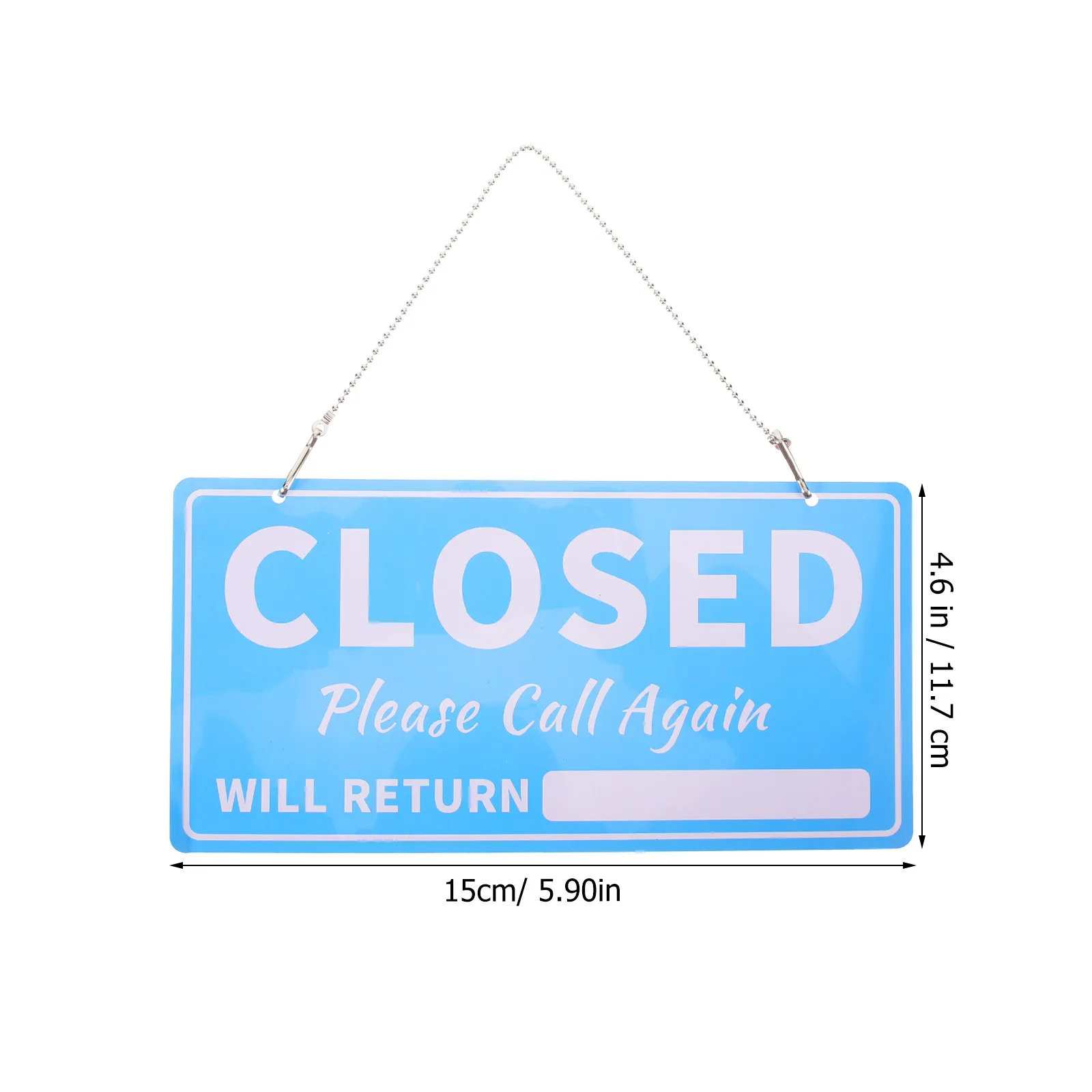 Business Door Sign Thick Reliable Erasable Fade Resistant Open Closed Sign Front Door Hanging Decoration Open Signs for Business