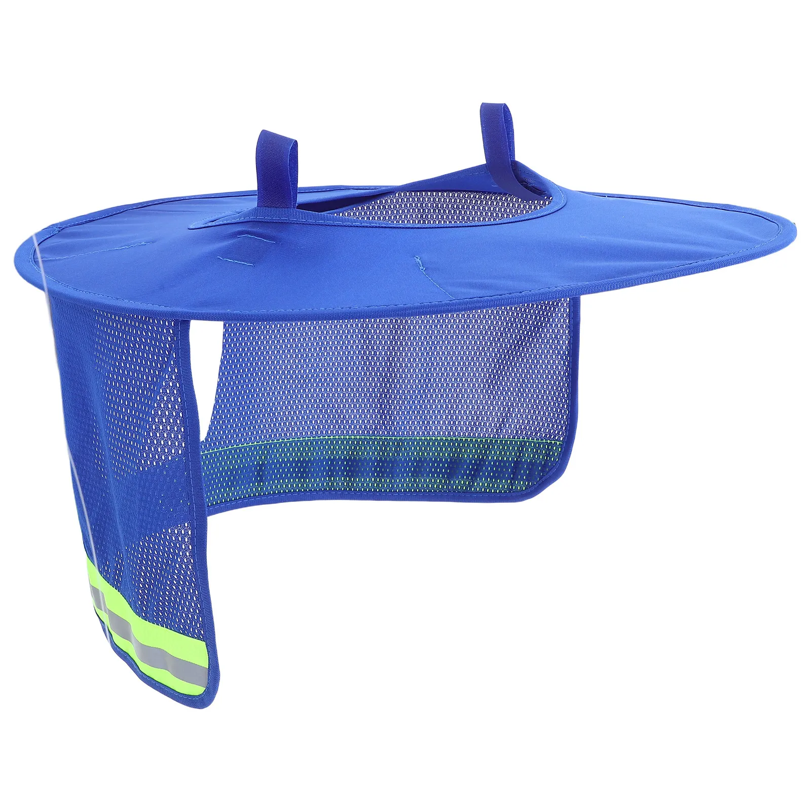 Full Brim Hard Hat Sun Visor with Adjustable Brim Mesh Shade Neck Shield Reflective Strips Uv Protection for Construction