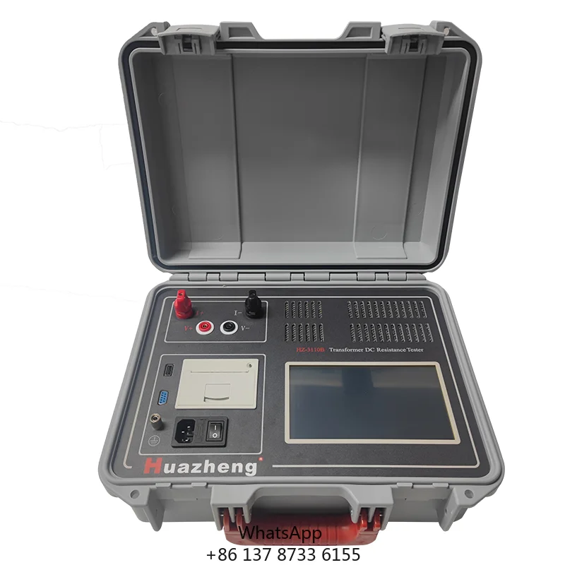 Huazheng Electric Power Transformer Dc Resistance Tester Portable Winding Resistance Tester