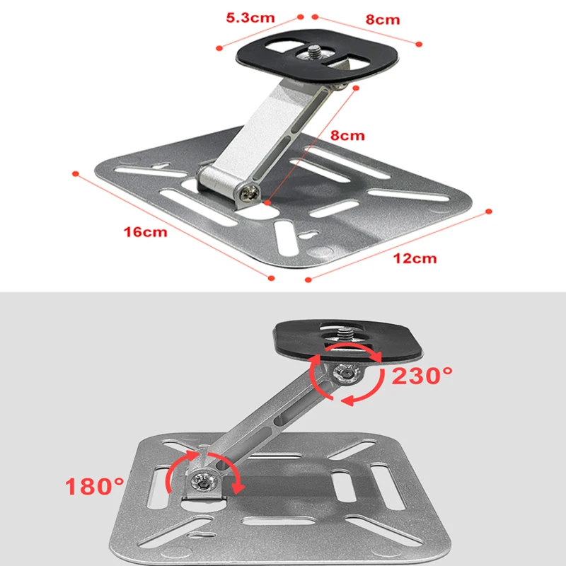 Jenovox قوس جهاز عرض متعدد الوظائف للتعليق على السقف/حامل على الحائط/دعامة حامل سطح المكتب لجهاز عرض M5000 الصغير