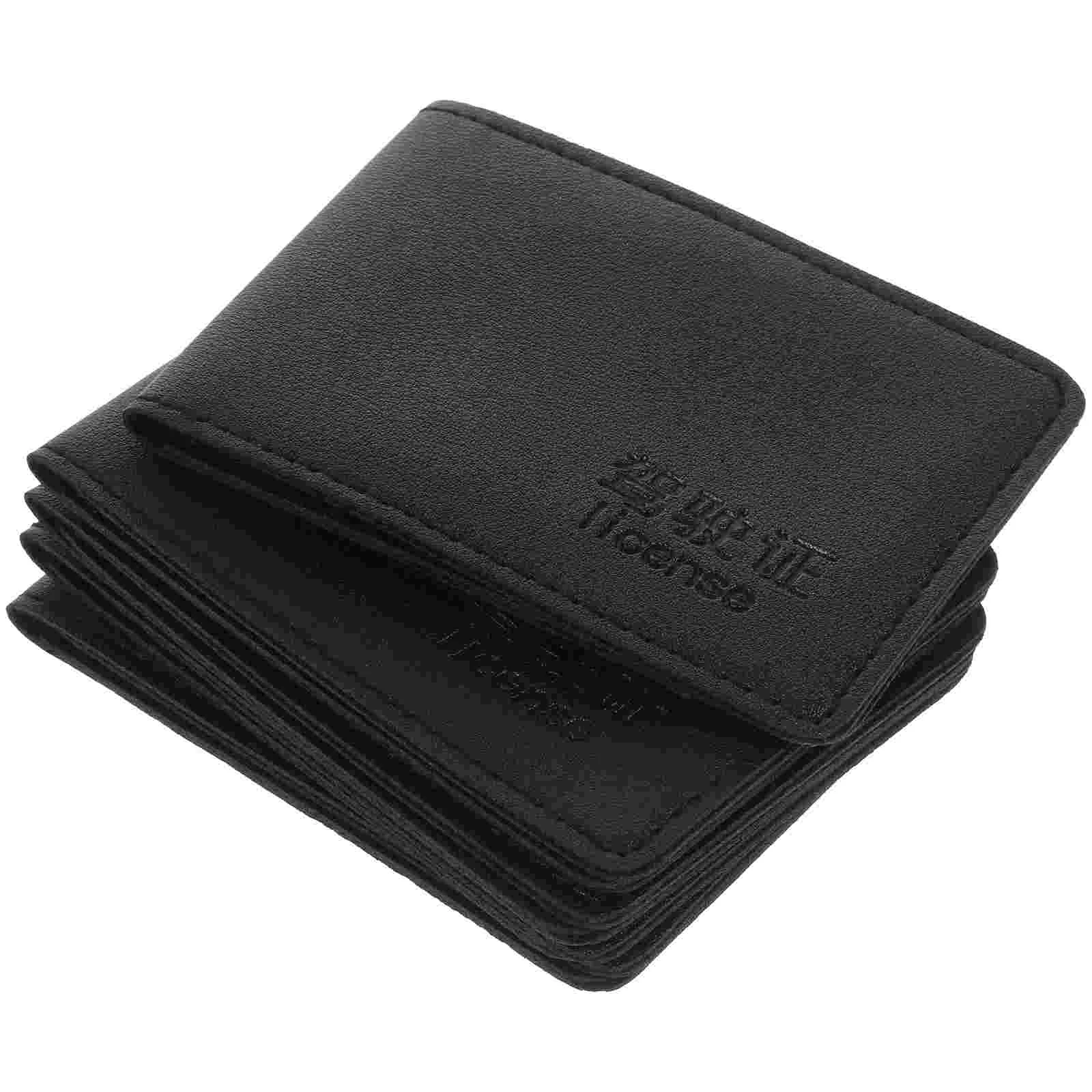 

5 Pcs Insurance Card Driver's License Set Wallet Double Id Pu Registration and Holder