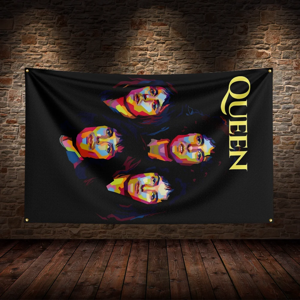 3x5 Ft Q-Queens Flag Warrior Movie Poster Adventure Tapestry Background Yard Idea For Party Banner Table Wall Decorati