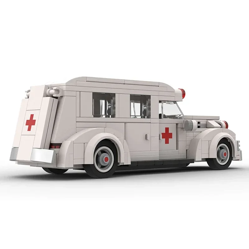 Moc Building Bricks Vintage Car Model Henney Packard Ambulance Technology Modular Blocks Gifts Toys For Children DIY Assembly