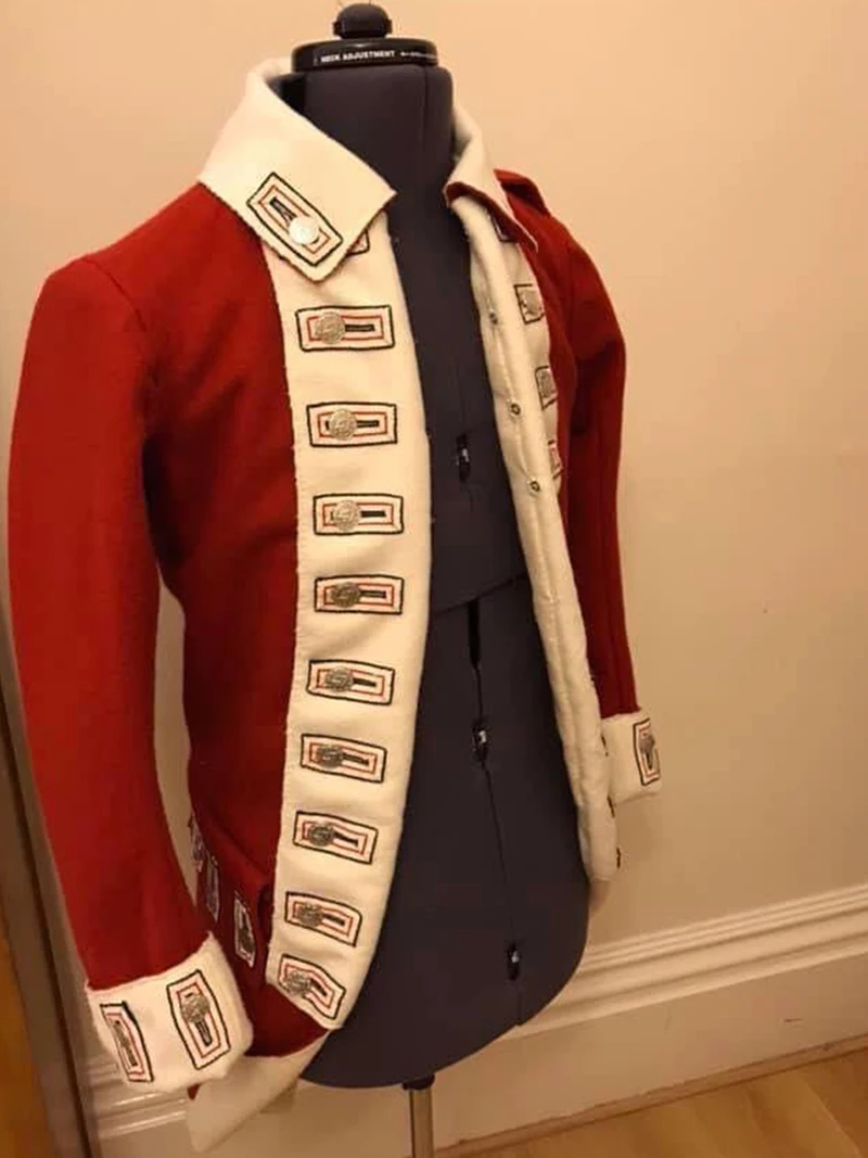 18/19th Century European Royal Military Officer Coat Custom Historical British France Army Coat Napoleon Knight Warrior Outfit