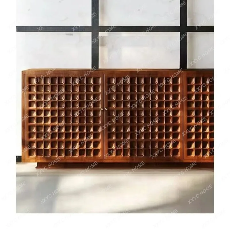XX used creative sideboard with simple, modern wood tones can be customized