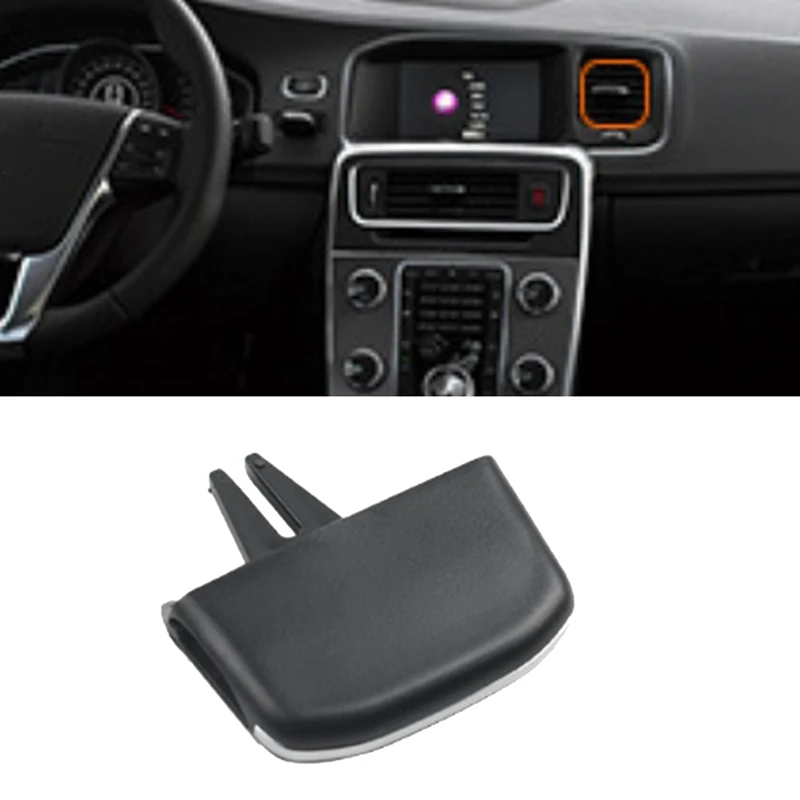 

Car Dashboard Middle Short A/C Vent Outlet Tab Clip Repair Kit For Volvo V60 S60 2011-2019 Air Vent Adjustment Buckle