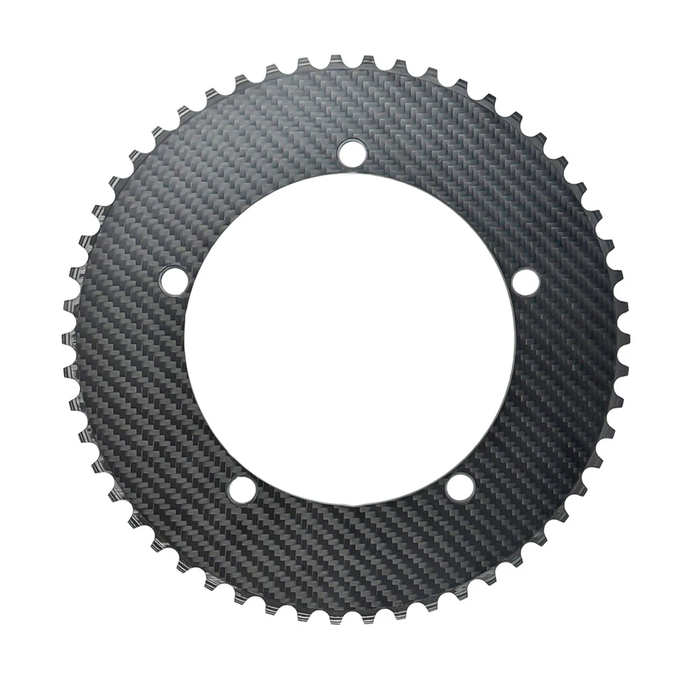 

Персонализированные настройки Звездочка из углеродного волокна Велосипедный маховик BCD144 Монтаж для ежедневного обучения для профессиональных соревнований