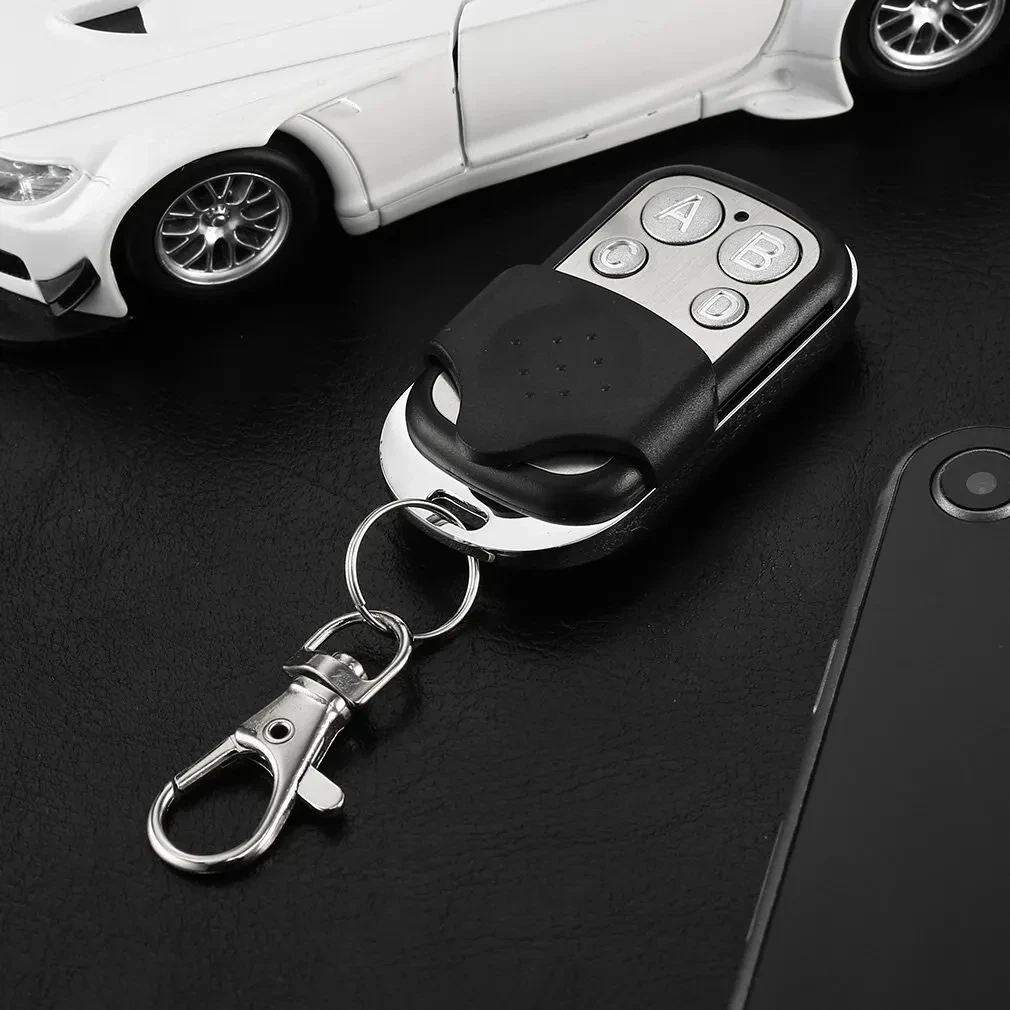 Universal 4 Buttons Garage Door Opener Remote Control 433MHZ Clone Fixed Learning Rolling Code Duplicator Garage