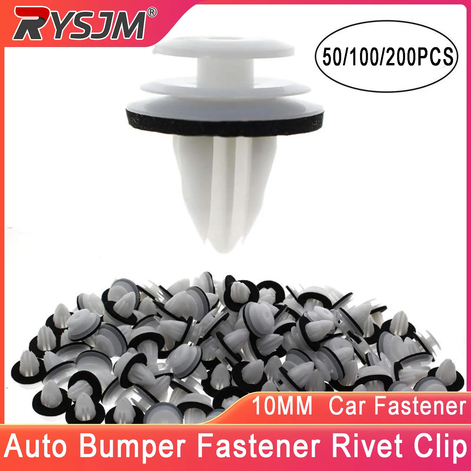 50/100/200PCS Car Door Panel Clip Automotive Fasteners Rivets Bumper Clips Car Fender Dashboard Door Clip Panel Retainer