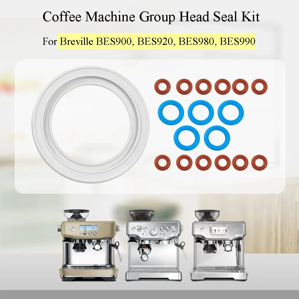 Silikondichtung für Breville BES900/920/980/990 O-Ringe Dampfstab Sonde Ersatzteile Kaffeemaschine Gruppe Kopfdichtungssatz