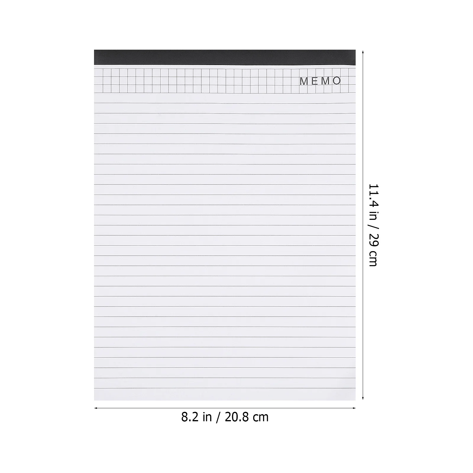 5 Pcs Notes Tear-off Memo Pad Server Pads Pocket Size Notepad Plaid Little Notebook Paper A4