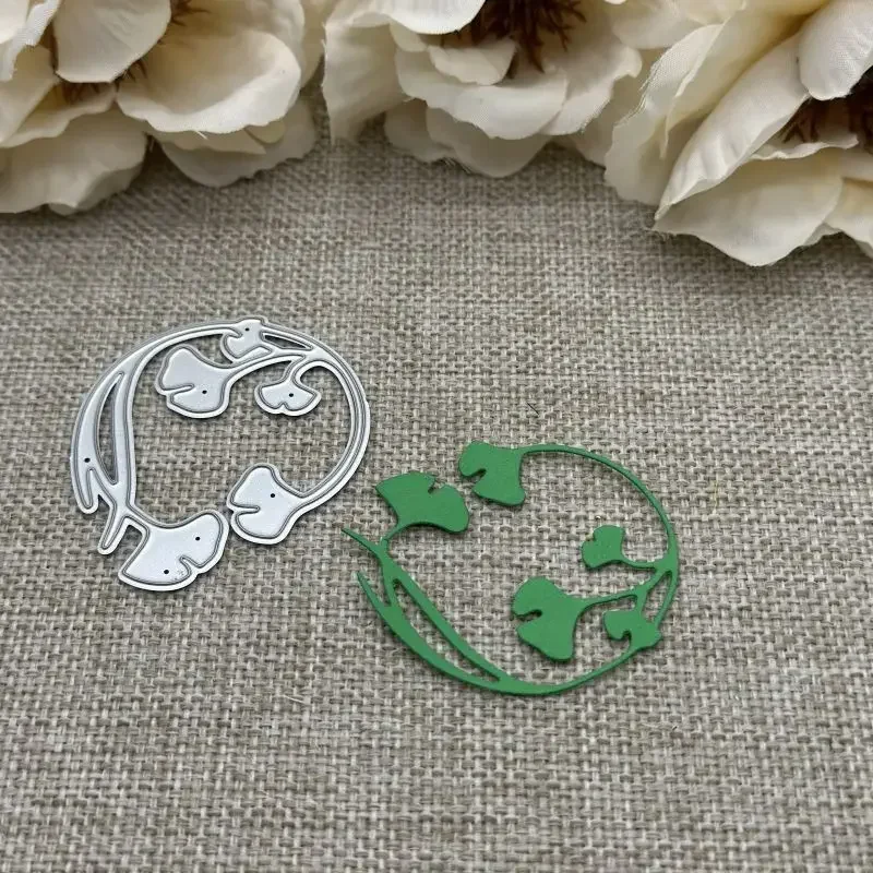 

Металлические вырубные ножи-трафареты в форме цветов и листьев для скрапбукинга, альбомов, открыток и тиснения