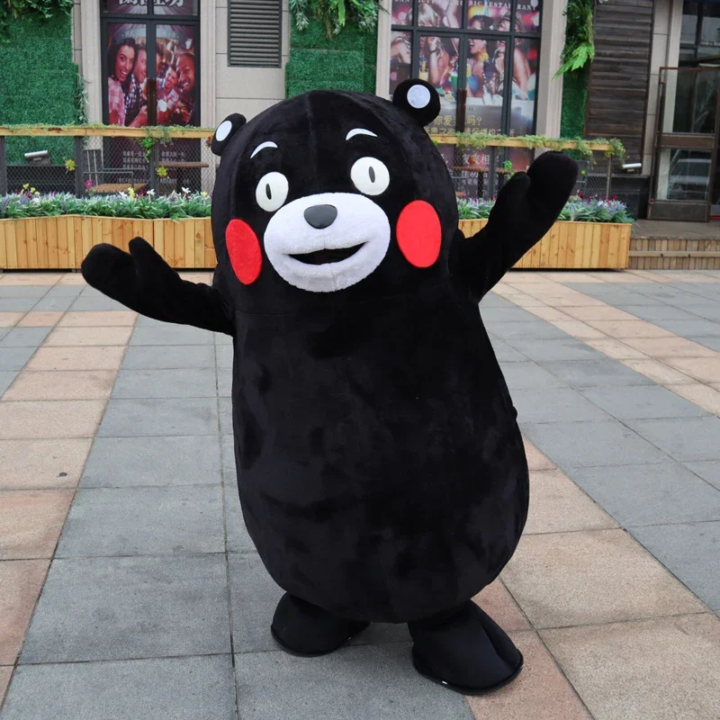 Christmas Japan Kumamon Bear Mascot Costume Animal Bear Cartoon Fancy Dress Halloween Christmas Birthday Party Carnival Chara