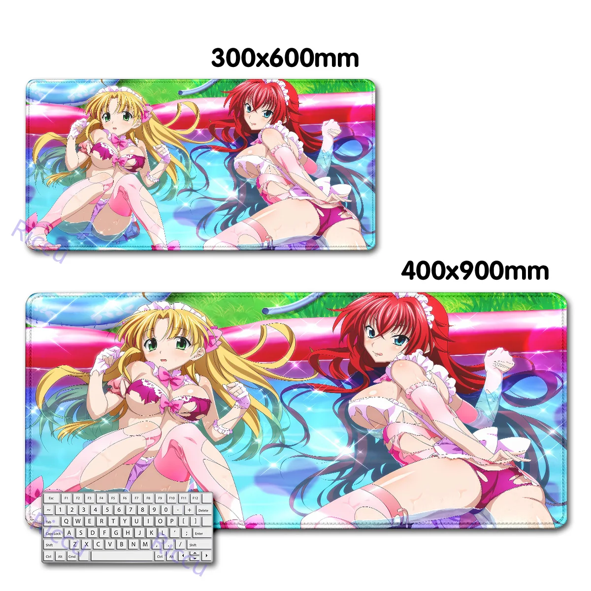 Anime high school dxd teclado mecánico mouse pad 900x400 gaming teclado mousepad large cute mausepad keyboard games pc desk mat