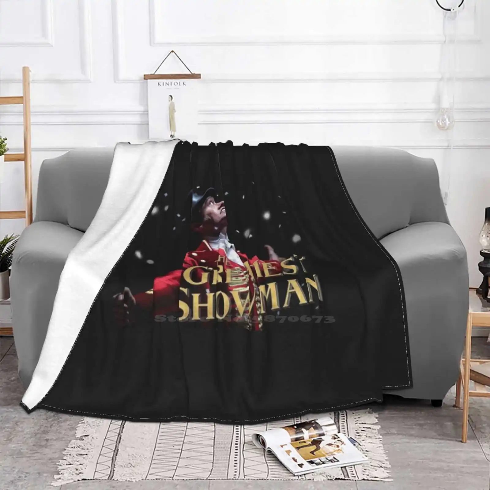 This Is The Greatest Show New Selling Custom Print Flannel Soft Blanket Musical Dance Water Colour Love The Greatest Showman