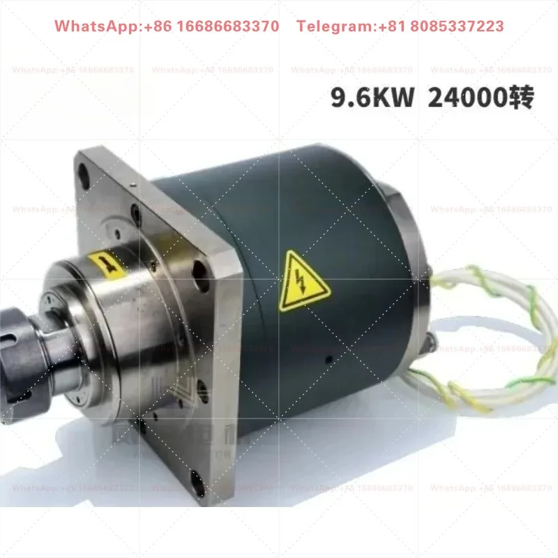 9.6KW 24000RPM Ultra High Speed Spindle Motor CNC Gantry Milling Machine Metal Drilling Grooving Replacement Part