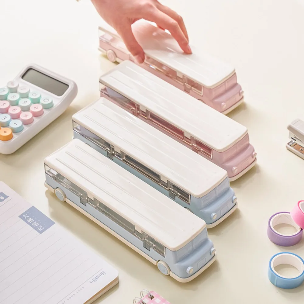 High Quality Plastic Pencil Case Multi-function Large-capacity Storage Box Car Pencil Bag