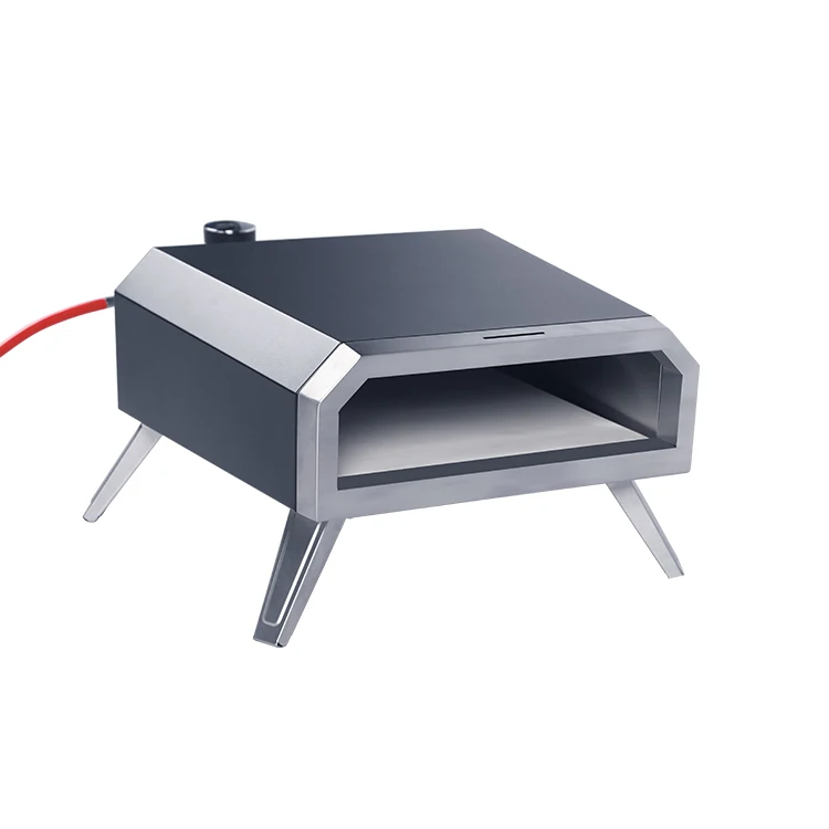 Portable Outdoor Pizza Oven for Garden Backyard Camping Stainless Steel Pizza Grill