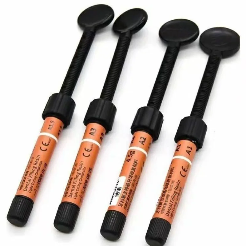 Dental Light Curing Composite Resin Dentist Polymer Based Teeth Missing Teeth Crow Filling Restoration Tools Dentistry Materials