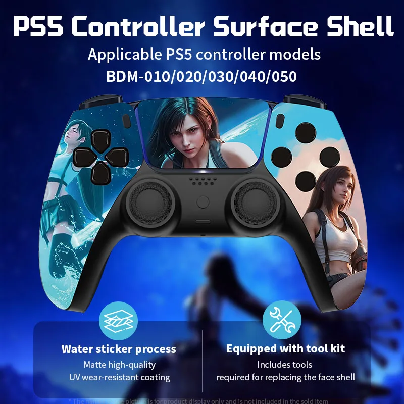 

Redesigned and replaced front housing touchpad with PS5 controller BDM-010, 020, 030, 040, 050 - Final Fantasy Mode
