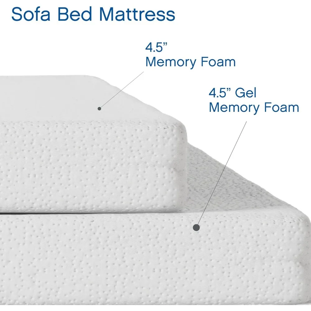 Ersatzmatratze aus Memory-Schaum für Schlafsofas und Schlafsofas in zwei Größen