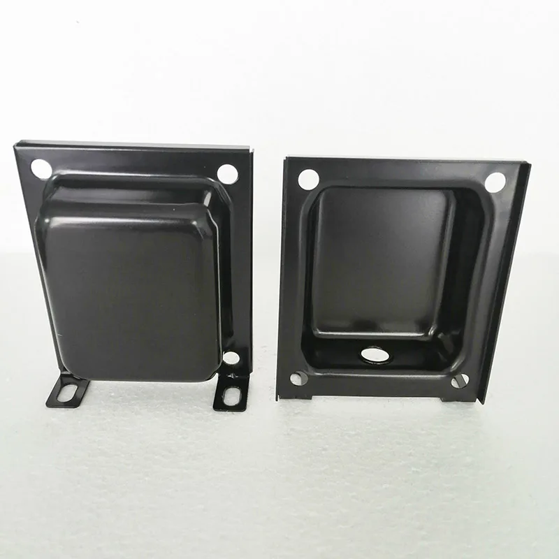 2PCS EI96 Transformer Cover Vertical End Bells Screening Can Sealing Shrouds Metal Protective Shield Speaker Accessories