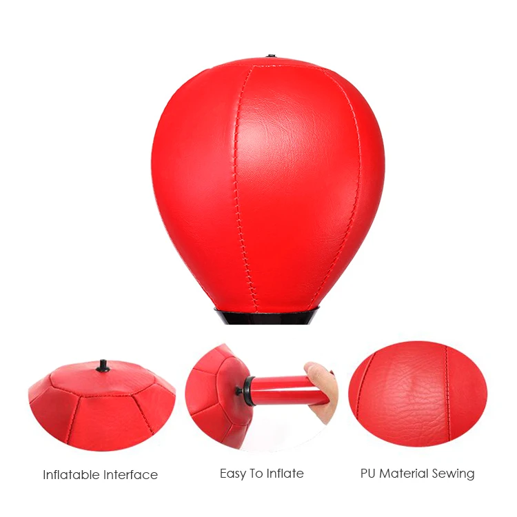 ZHOYA SPORT Custom Multi Functional Training Free Standing Spinning Boxing Punching Bag With Speed Ball Wholesale