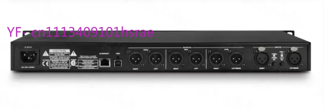 2 In 6 Out Digital Audio Processor Professional Sound Processor Linear Audio System for Bar Stage Live PA Performance Equipment
