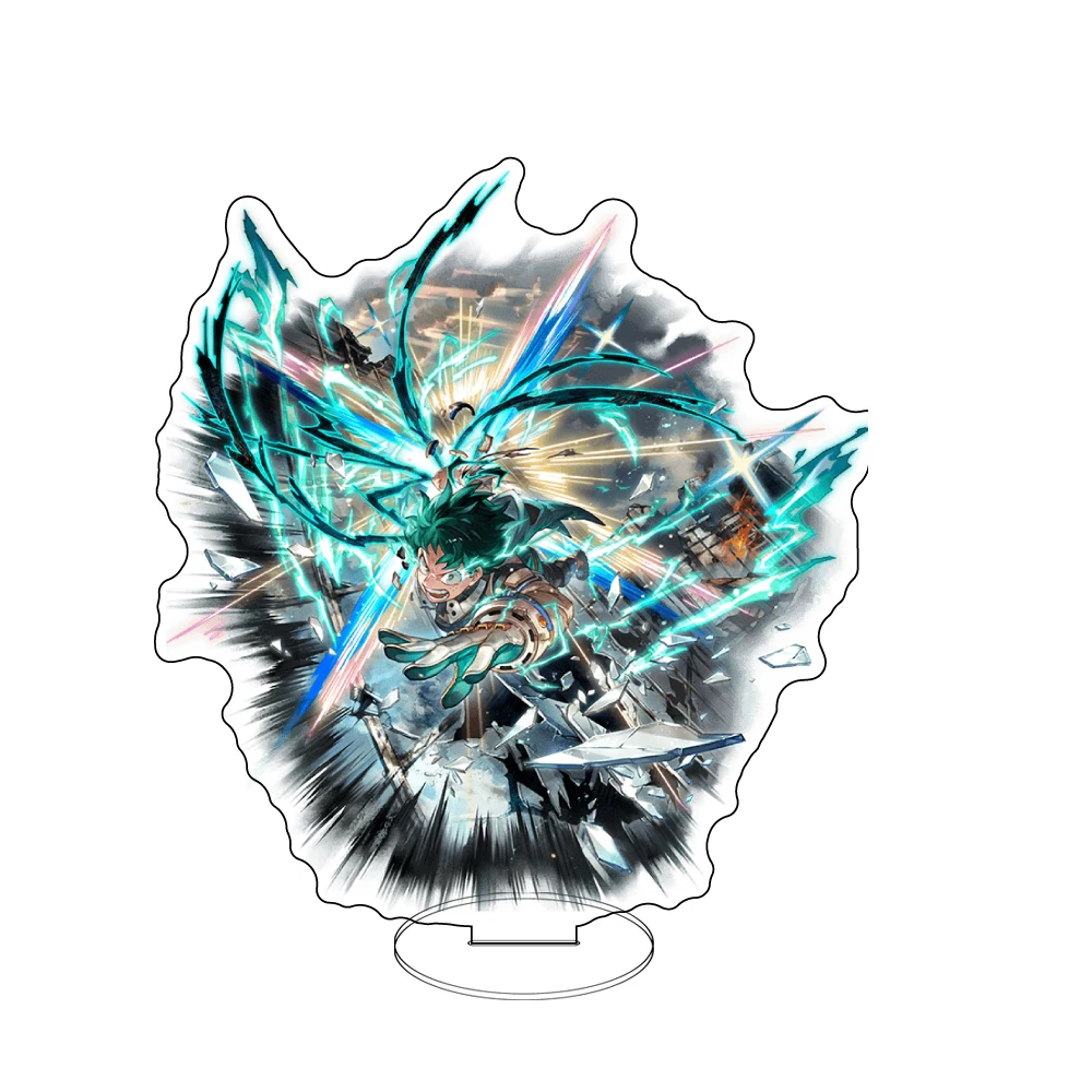 Anime My Hero Academia Sitzende Pose Acryl-Standfigur Charakter-Bank-Serie Ausstellungsfigur, Desktop-Sammlerstück Geschenk für Fans – Detail 4