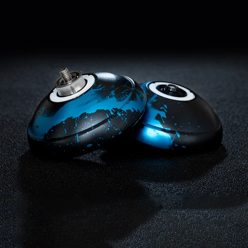 ABJA-Professional Butterfly Yoyo Alloy Responsive Yoyo 10 Ball Bearing Yoyo For Advanced Player With 10 Strings
