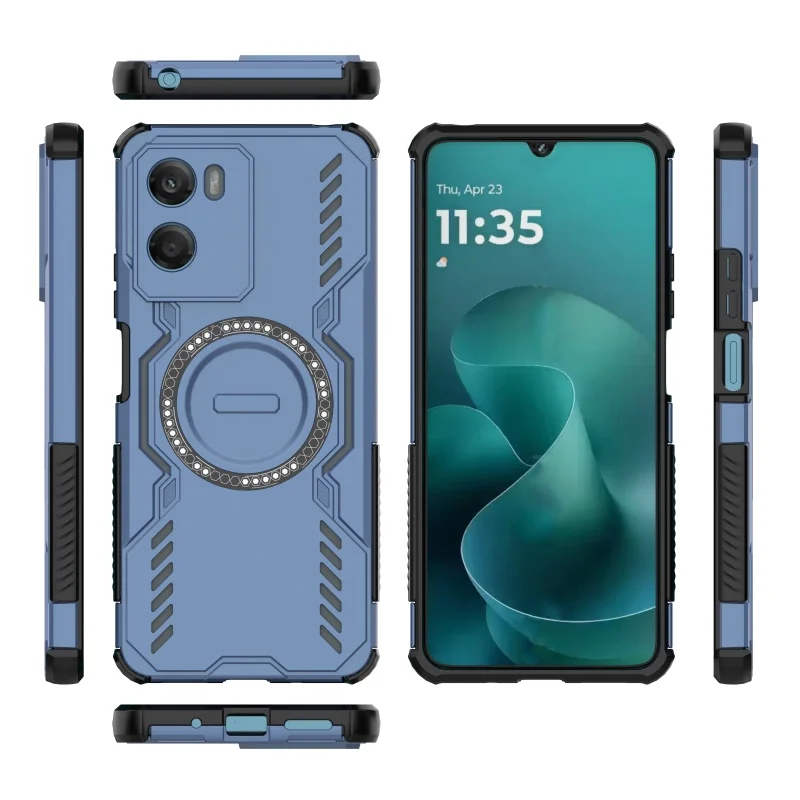 For Moto G06 Case Cover Moto G06 Capas New Phone Bumper Armor Shockproof Adsorption Wireless Charge Fundas For Motorola Moto G06