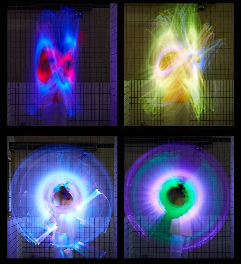 Kreatywne zabawki świetlne 2 w 1 Łączone długie miecze laserowe Kolorowe światła Zabawka dla dzieci Miecz świetlny Rekwizyty Cosplay Prezent dla dzieci