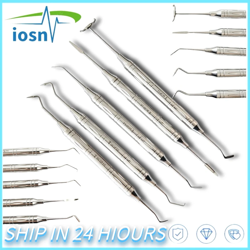 

6Pcs High-quality dental non-stick resin filler Dental cosmetic repair filling tool Planting stripper