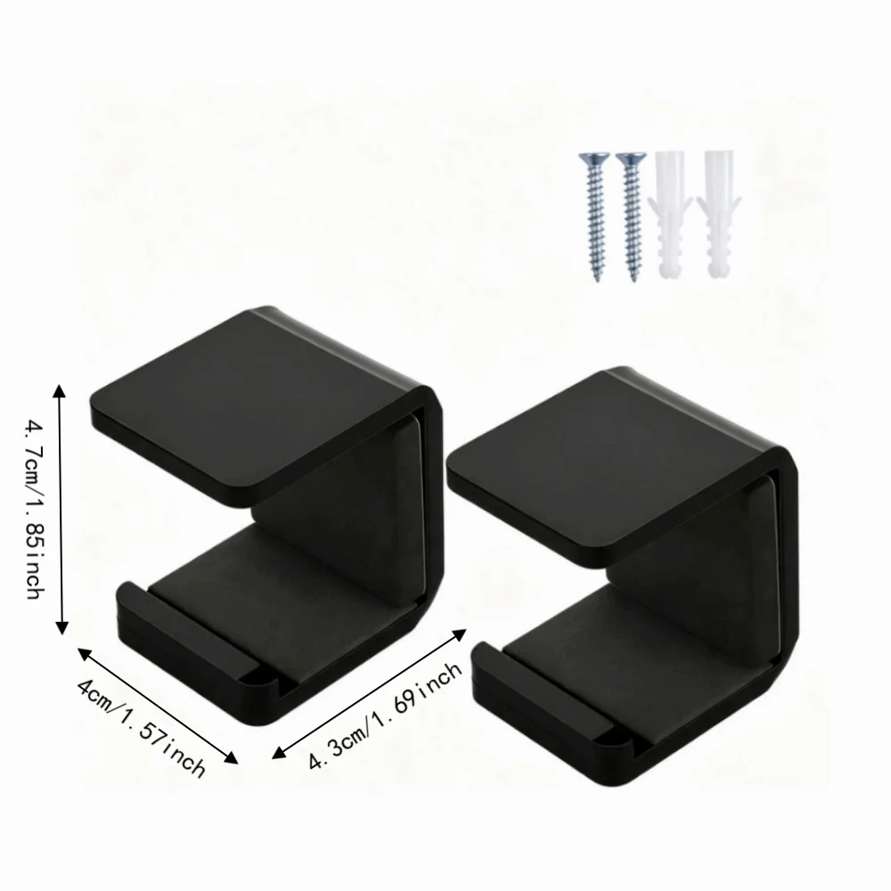 Acrylic Hockey Stick Wall Mount Horizontal Wall Mounted Hockey Stick Display Holder Black or Transparent Sports Gear Holder