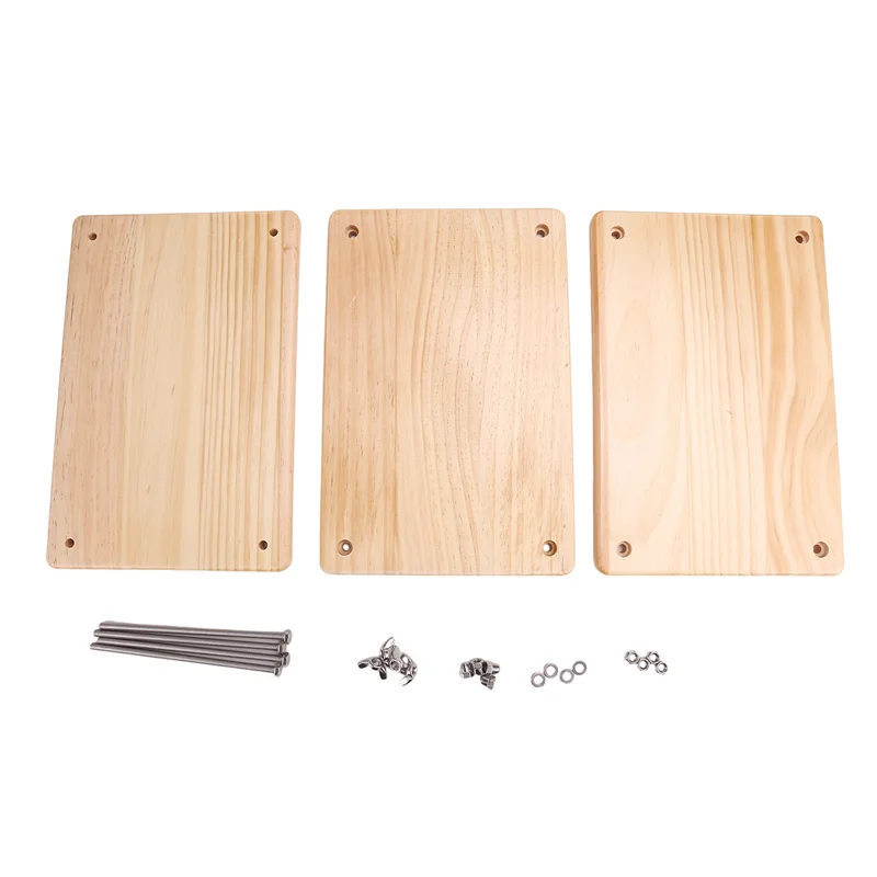 

VOFUN-деревянный книжный пресс, инструмент для переплета, многоцелевой книжный пресс, зажим для книг, домашний старинный зажим для ремонта книг, три слоя