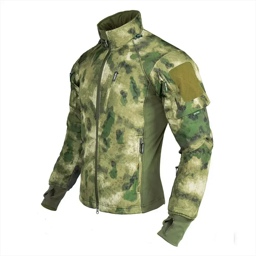New Men's Tactical Cotton Waterproof Padded Ultralight Camouflage Tactical Jacket Outdoor Mountaineering Ski Jacket