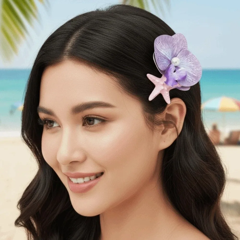 5-pecas-de-presilhas-de-cabelo-de-resina-e-liga-metalica-estilo-orquidea-borboleta-e-orquidea-borboleta-de-noite-serie-oceano-com-estrela-do-mar-e-flor-para-o-verao